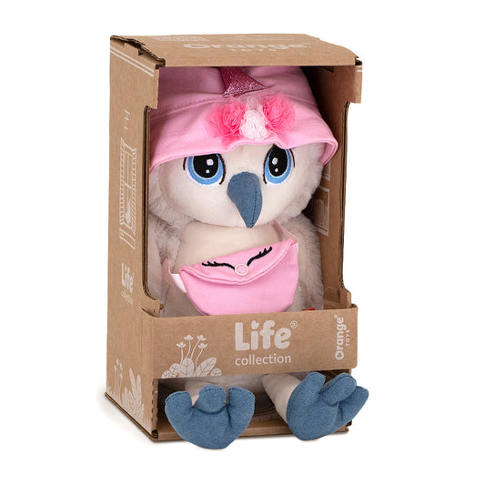 Lisa the Owl dressed as a unicorn – Orange Life plush toy 25 cm