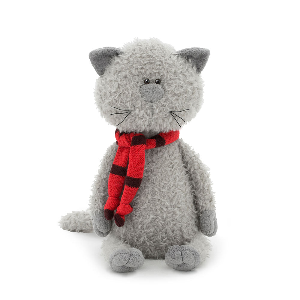 Buddy the Cat in a Scarf – Orange Life Plush Toy 31 cm (Last Pieces)