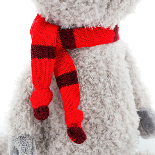 Buddy the Cat in a Scarf – Orange Life Plush Toy 31 cm (Last Pieces)