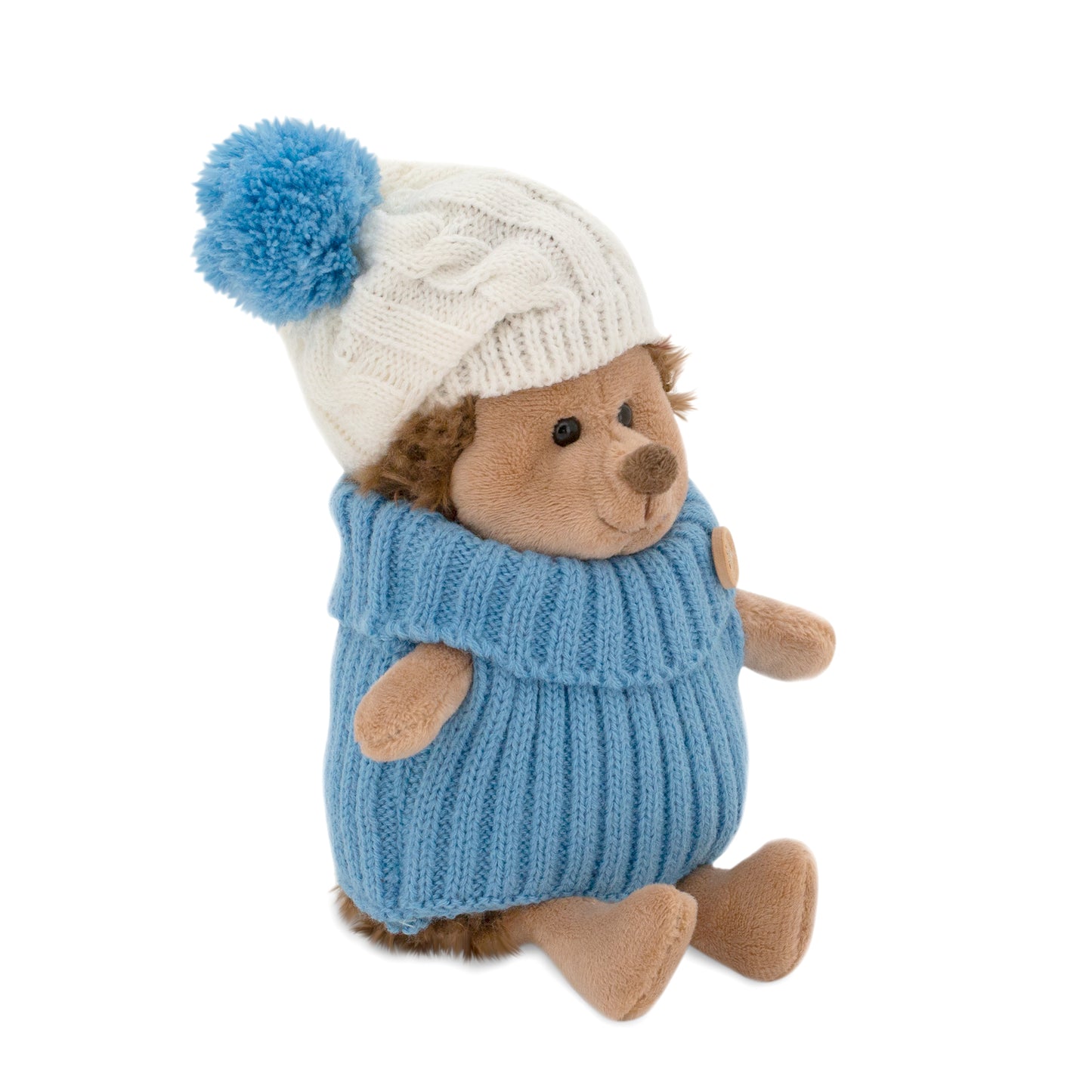Prickle the Hedgehog in white/blue hat