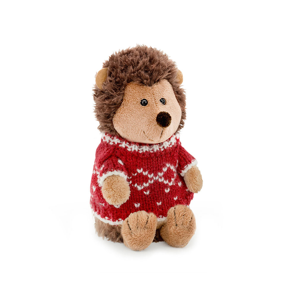 Prickle the Hedgehog in a Sweater – Orange Life Plush Toy 18 cm (Last Pieces)