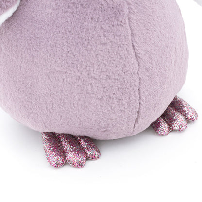 Pūkainais ceriņkrāsas pingvīns (22 un 35 cm)
