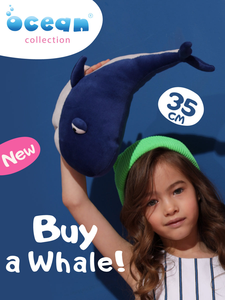 Whale – Ocean Plush Toy 35 cm