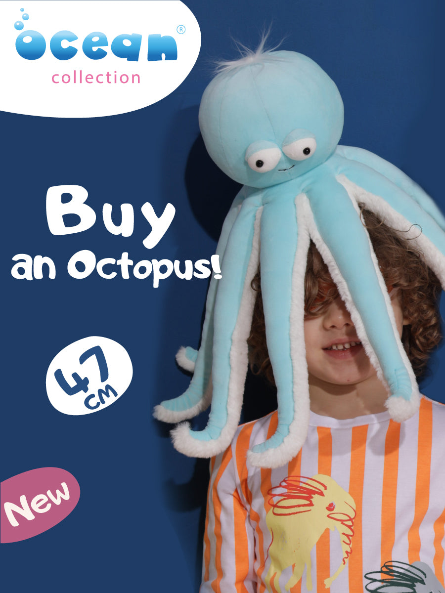 Octopus – Ocean Plush Toy 47 cm (Last Pieces)