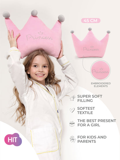 Crown Cushion – Relax Plush Pillow 51 cm (Last Pieces)