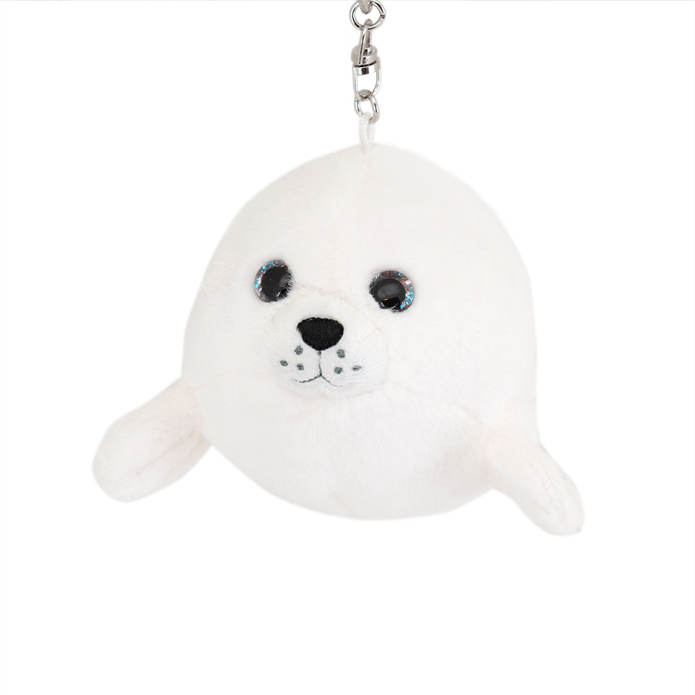 Plush Keychain, Orange Toys, White Seal 15cm