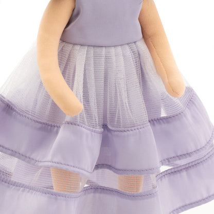 Clothing set: Purple Dress (35cm)