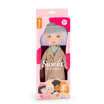 Bekleidungsset: Beiger Trenchcoat (35cm)