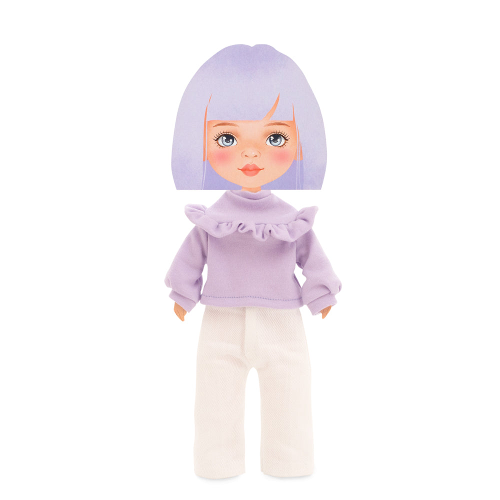 Clothing set: Purple Sweater