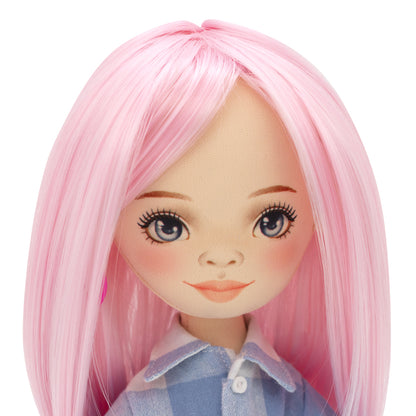 Kleidungsset: Kariertes Hemd (35cm)