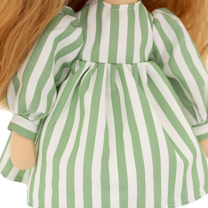 Kleidungsset: Gestreiftes Kleid (35cm)
