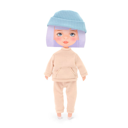Clothing set: Beige Tracksuit (35cm)