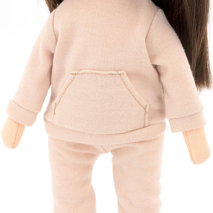 Clothing set: Beige Tracksuit (35cm)