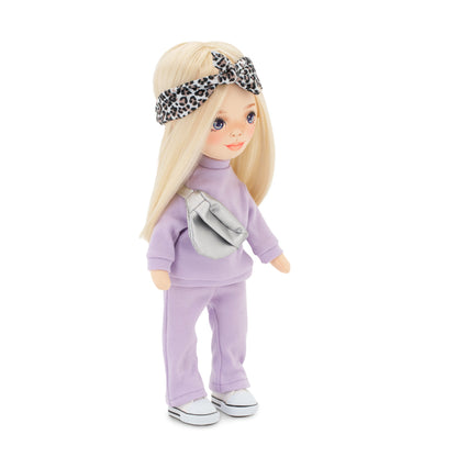 Mia in a Purple Tracksuit + bonus accessories set (35cm)