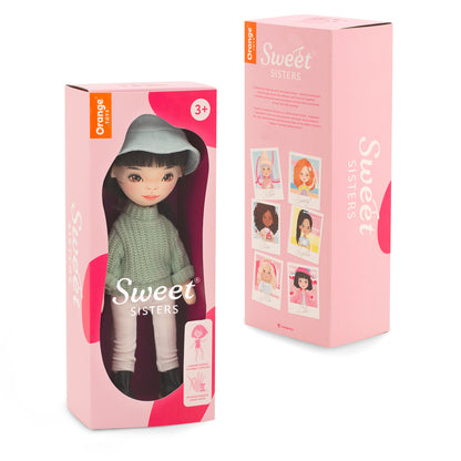 Lilu zaļā džemperī + bonusa aksesuāru komplekts (35cm)