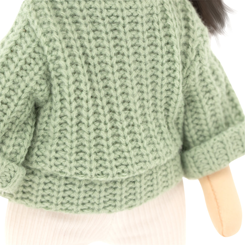Lilu in a Green Sweater