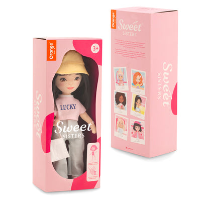 Lilu platās džinsās + bonusa aksesuāru komplekts (35 cm)