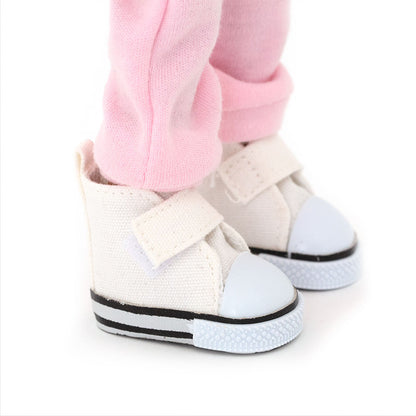 Tina rozā sporta tērpā + papildu aksesuāru komplekts (35 cm)