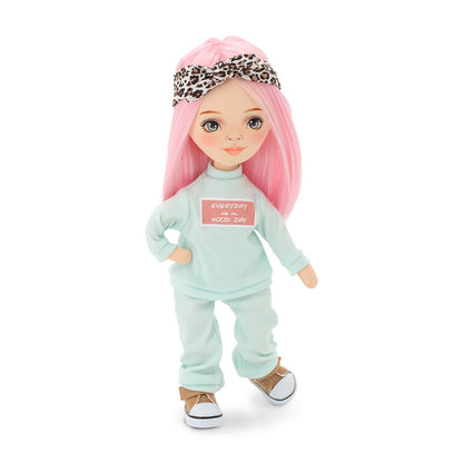 Billie im mintfarbenen Trainingsanzug + Bonus-Accessoires-Set (35cm)