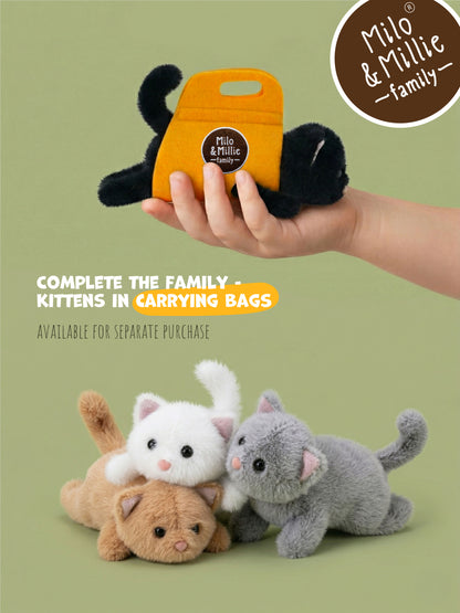 Plush toy, Milo&Millie, Black Kitten 13cm