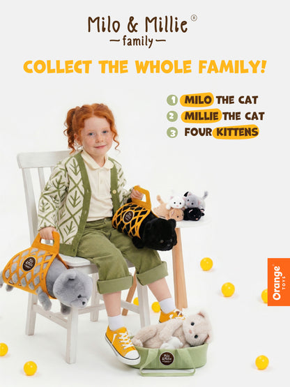 Plush toy, Milo&Millie, Millie the White Cat 40cm