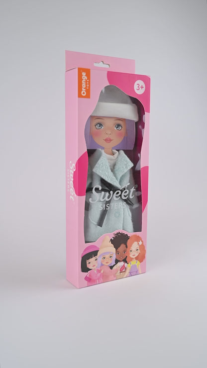 Apģērbu komplekts: piparmētru mētelis (35 cm)