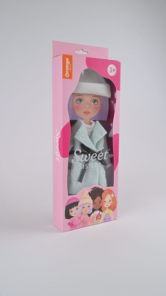 Mint Coat – Sweet Sisters Doll Clothing Set (fits 35 cm dolls)