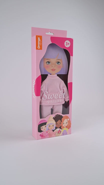Apģērbu komplekts: Rozā sporta tērps (35cm)
