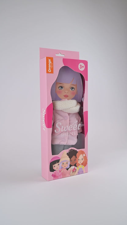 Apģērbu komplekts: Rozā jaka (35 cm)