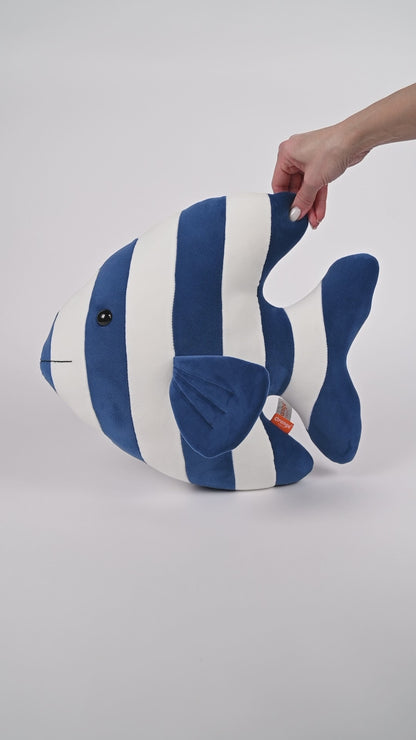 Gestreifter Fisch Blau (40cm)