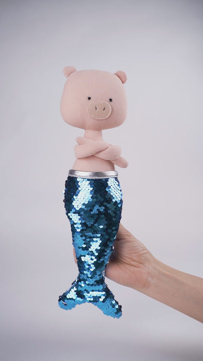 Nicky das Schwein: Meerjungfrau (30cm)