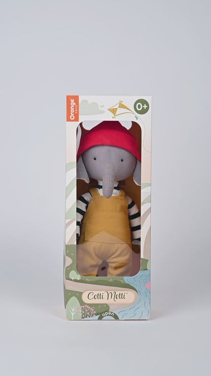 Ali the Elephant – Cotti Motti Cotton Plush Toy 30 cm