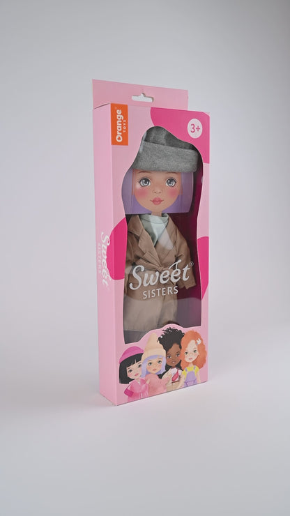 Bekleidungsset: Beiger Trenchcoat (35cm)